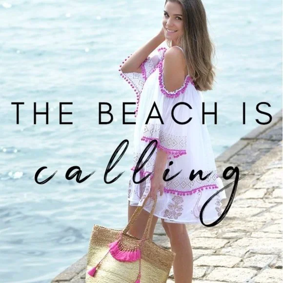 rose gold beach wedding dress Pink V- Neck Beaded A Line Beach Wedding Dress, Tulle Long Prom Dress,  SW177 – Simidress